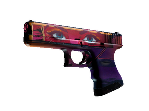 StatTrak™ Glock-18 | Vogue (Well-Worn)