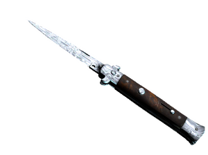 ★ Stiletto Knife | Damascus Steel (Minimal Wear)